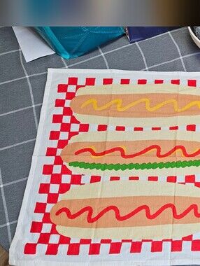 Hotdog Tea Towels - Set Of 4 - Festive For The Summertime